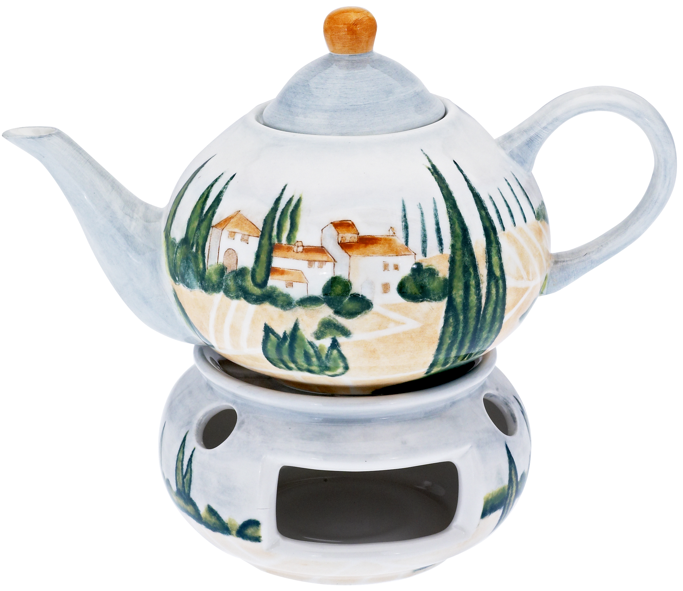 Keramik Teekanne 1,1 ltr. handbemalt  "SIENA" - Magu 125 713