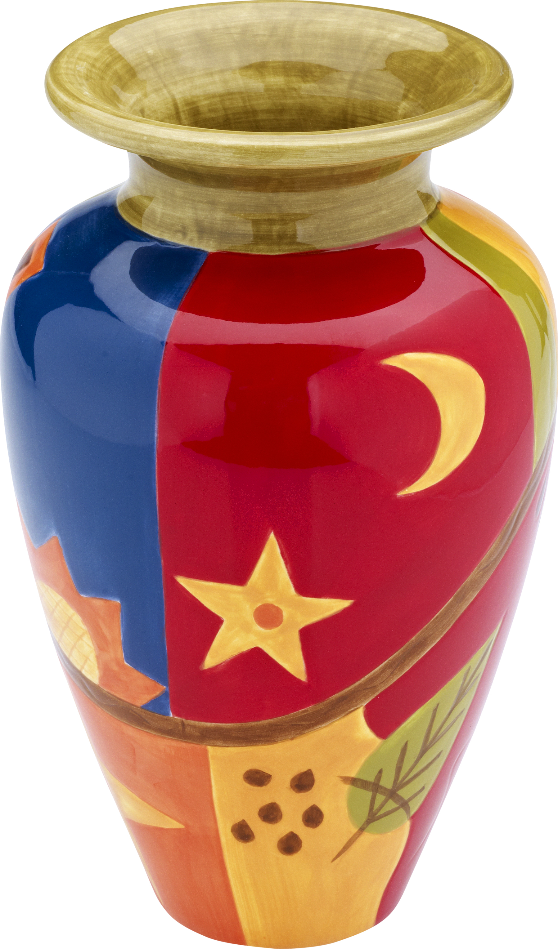 Keramik Vase 15cm handbemalt"MIDNIGHT" - Magu 192 851