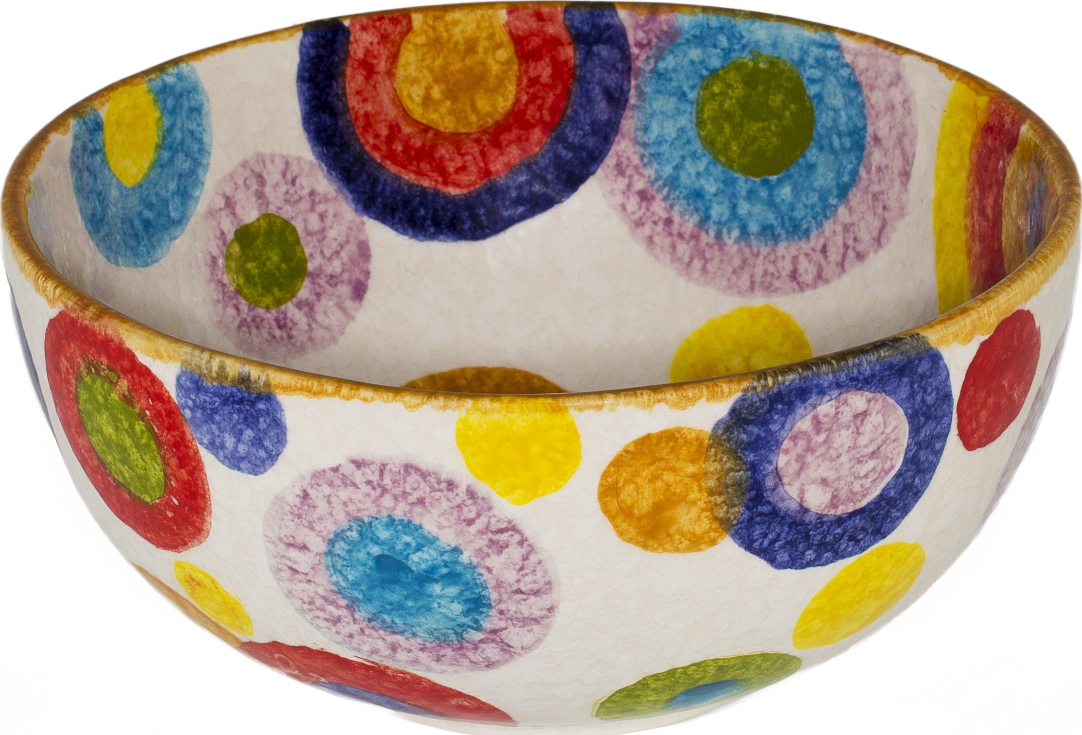 Keramik Schale rund 21cm handbemalt „Circolo“ - Magu 185 013